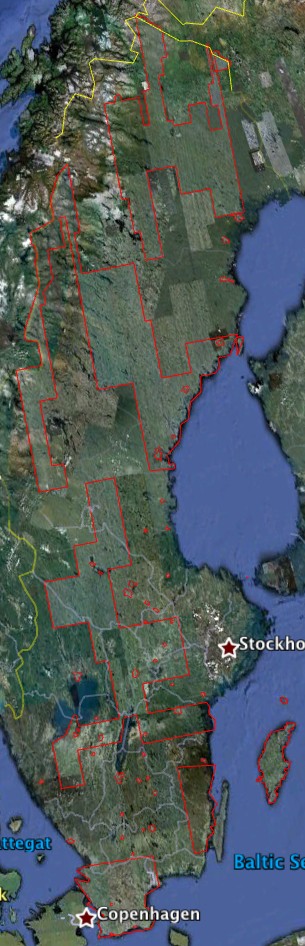 Notes On Sweden S High Resolution Update In Google Earth Ogle Earth   Sweden20111 